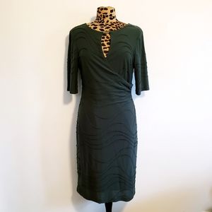 CONNECTED APPAREL Green Dress